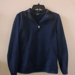 Eddie Bauer Blue Quarter Zip
